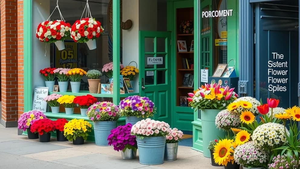 Var finns blomsteraffär nära mig