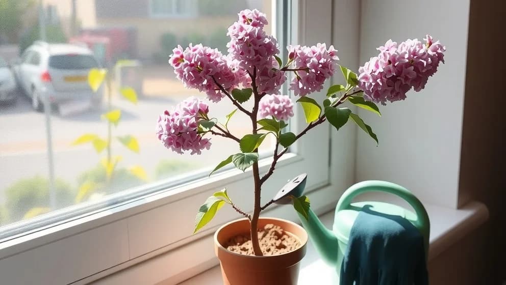 Dvärgsyren på stam växer överallt i trädgården