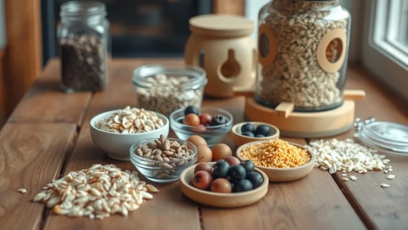 Gör din egen fågelmat hemma