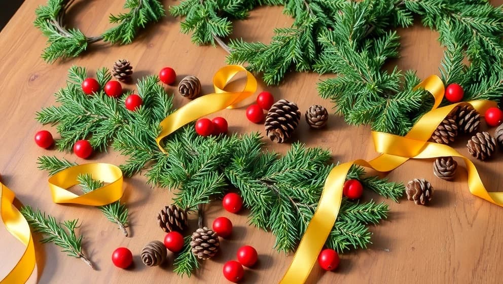 Gör din egen julkrans hemma