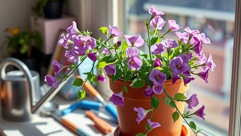 Luktärt i kruka växer bättre än du tror