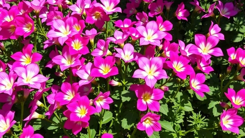 Malva blomma perenn växer året runt