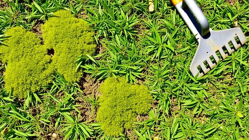 Hur blir du av med mossa i gräsmattan