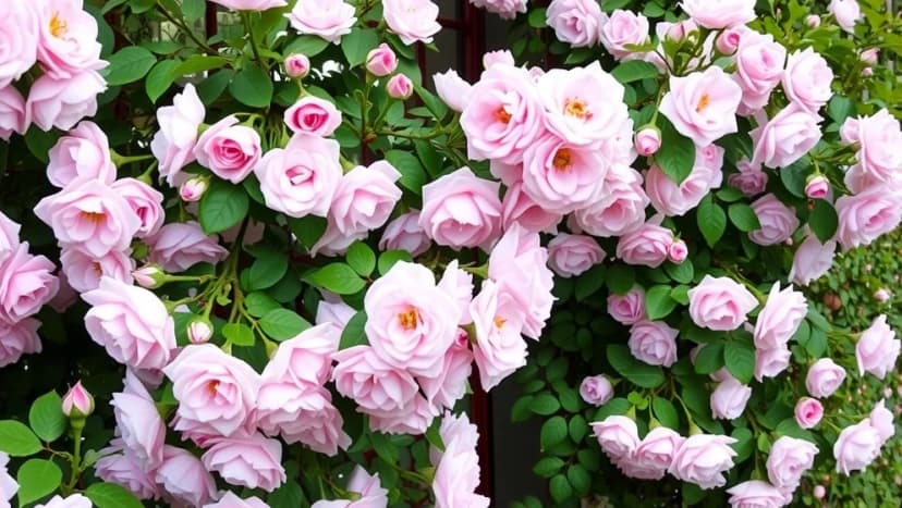 New Dawn ros blommar året runt