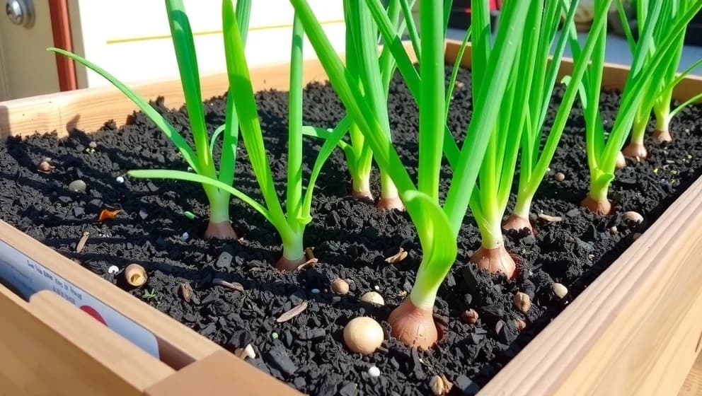 Så odlar du lök i pallkrage