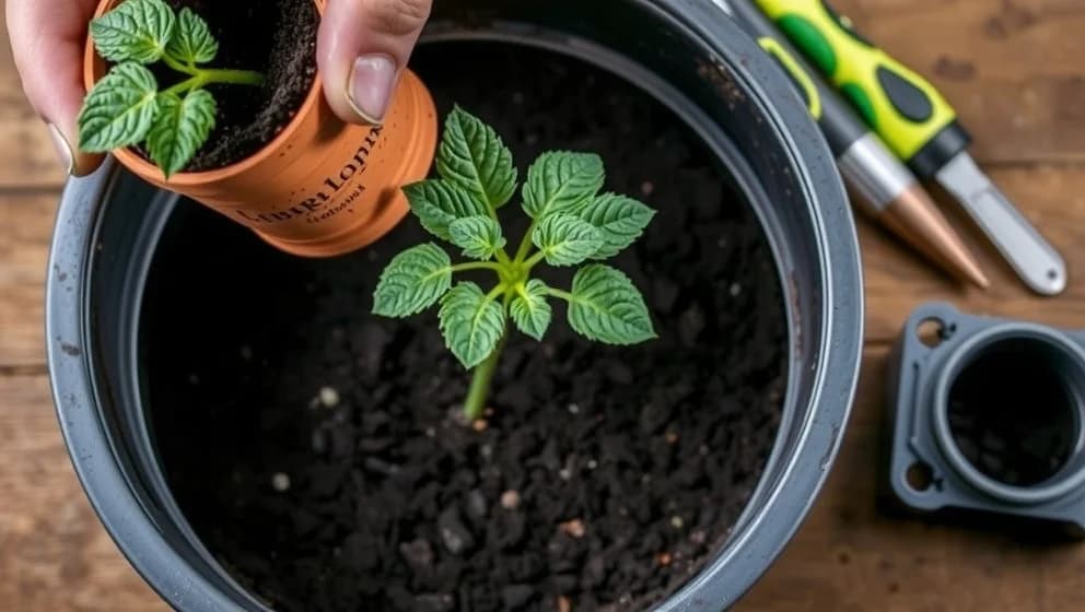 Så planterar du om din gurka rätt