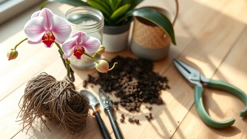 Så planterar du om din orkide rätt