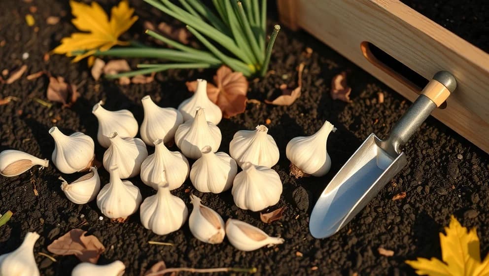 När ska man sätta vitlök på hösten