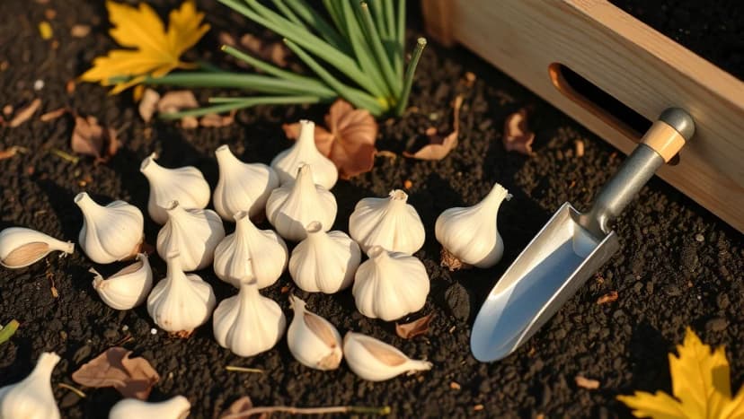 När ska man sätta vitlök på hösten