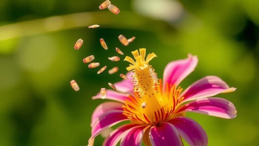 Varför sprätter blomman iväg så fort