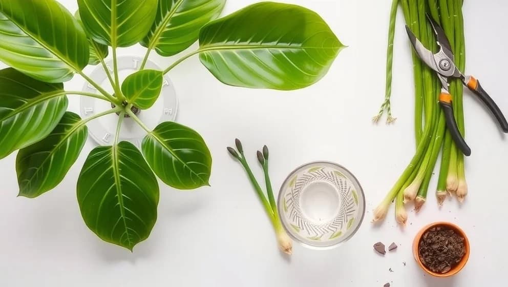 Så tar du stickling monstera steg för steg